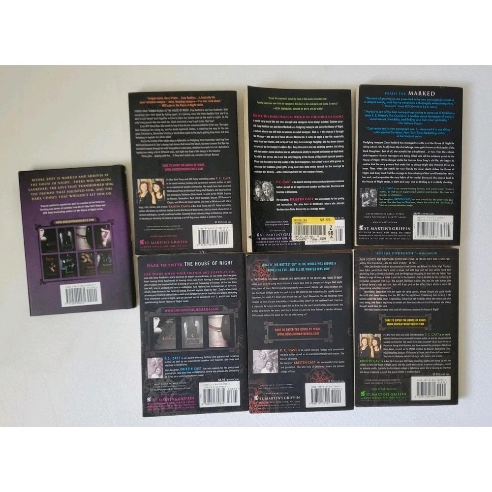 House Of Knight Book Series Lot Of 7 P.C Kristin  Cast Vampire Fantasy YA PB/HC